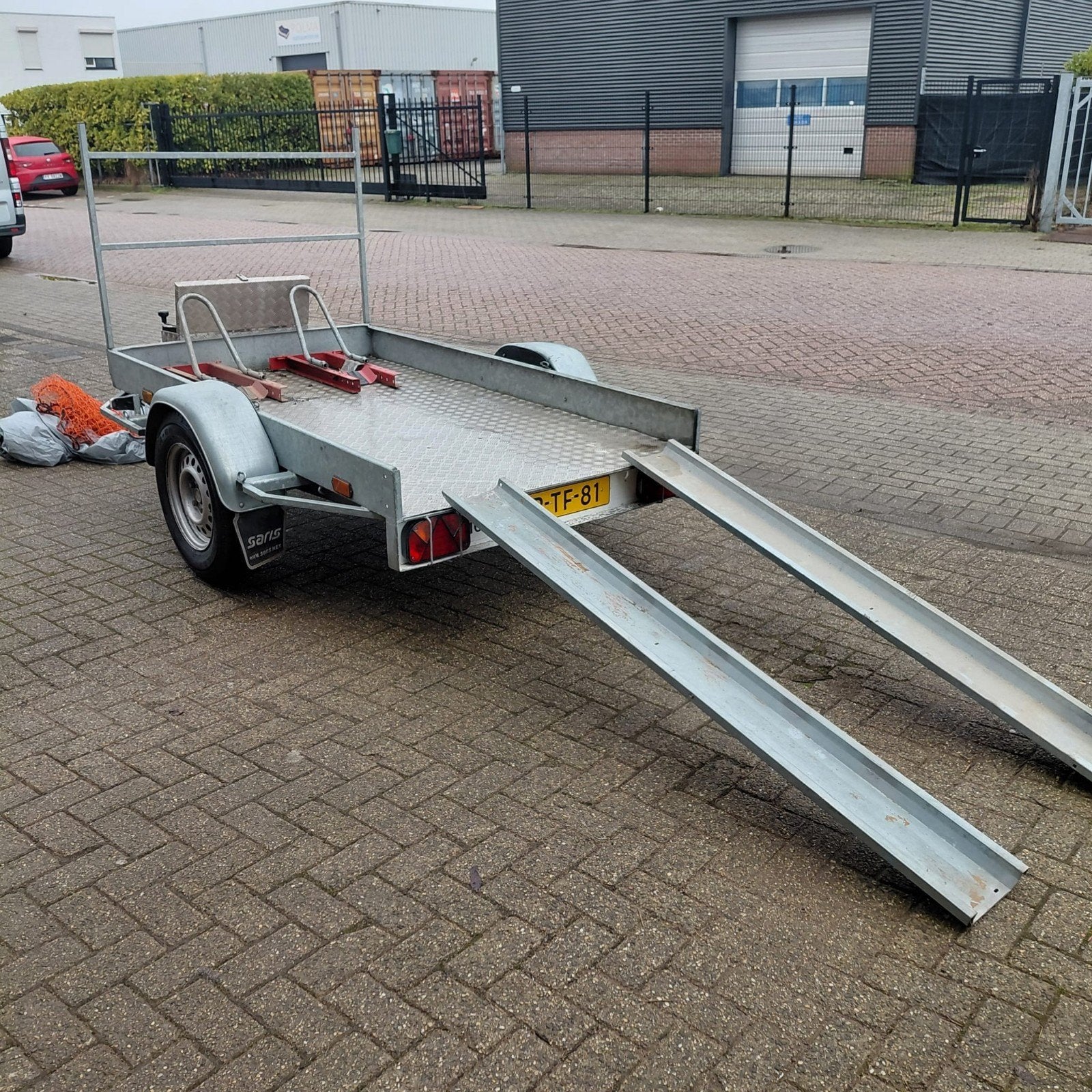 Motortrailer voor 2 motoren, Ophalen, Zo goed als nieuw
