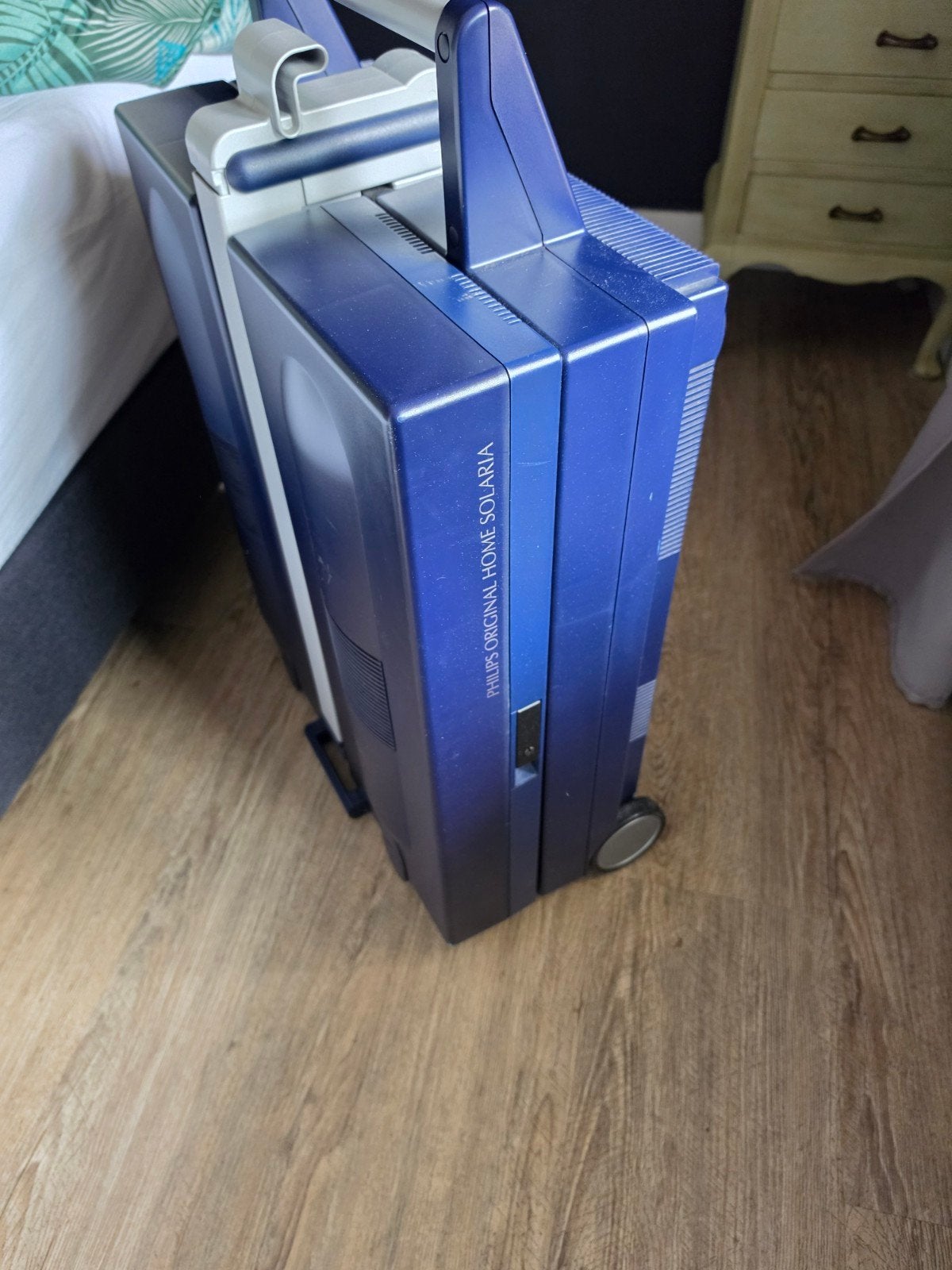 Philips HB846 Opklapbare Zonnehemel - Compact en Krachtig, Ophalen, Gebruikt, Zonnebank enkelzijdig, Minder dan 10 lampen