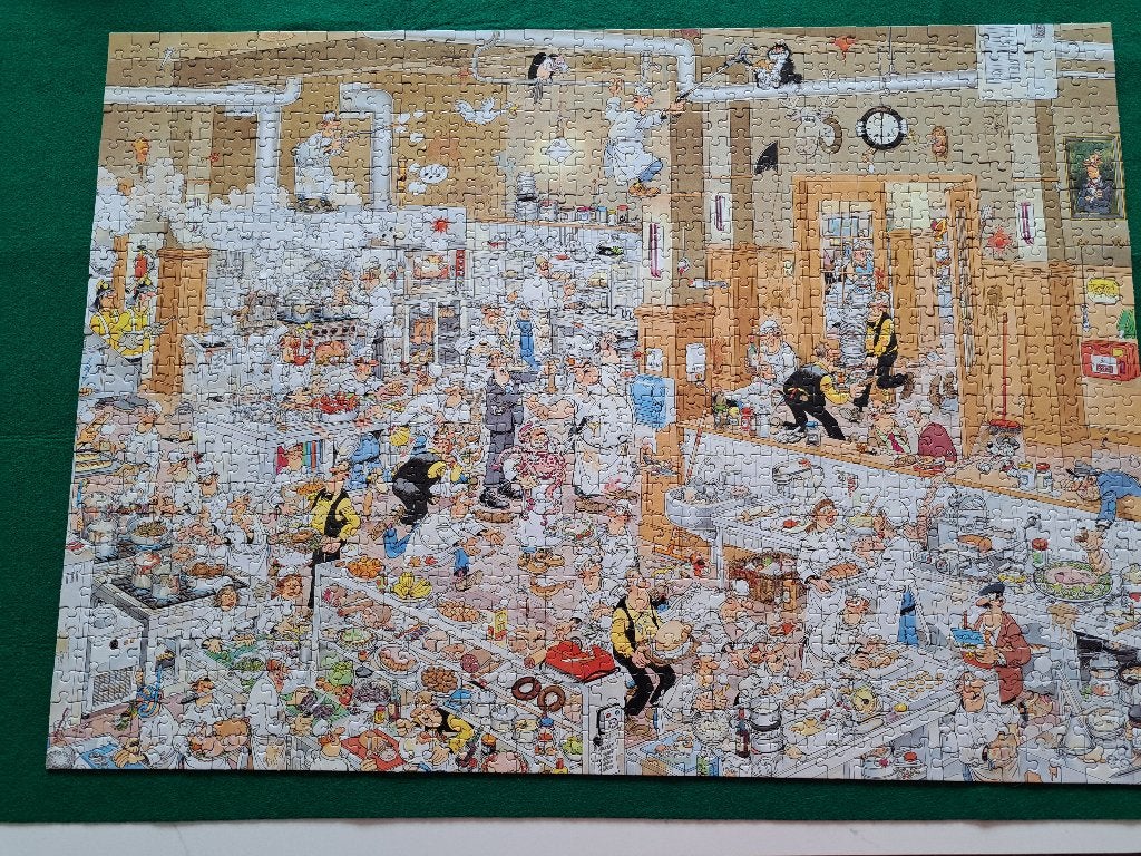 10x Jan van Haasteren puzzel, Ophalen, 500 t/m 1500 stukjes, Zo goed als nieuw, Legpuzzel