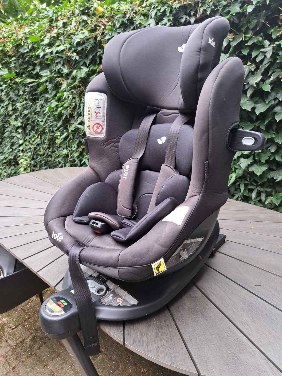 Joie i-Spin 360 E autostoel zwart 0-18 kg Isofix, Kinderen en Baby's, Autostoeltjes, Gebruikt, 0 t/m 18 kg, Zijbescherming, Isofix