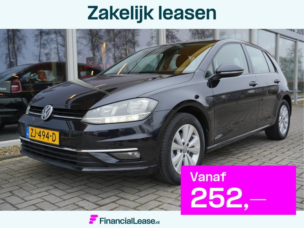 Volkswagen Golf 1.0 TSI Comfortline Business | Adaptive Crui, 12 maanden, Zwart, Origineel Nederlands, Handgeschakeld
