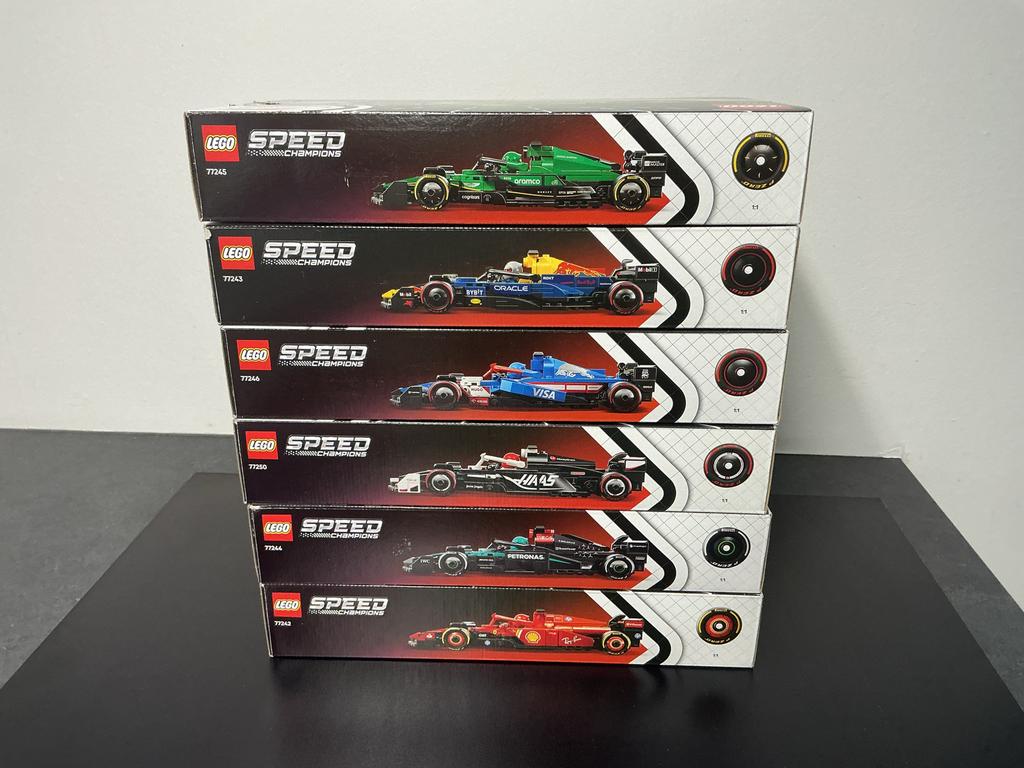 6 stuks Lego Formula 1 Speed Champions, Lego, Zo goed als nieuw, Compleet, Complete set