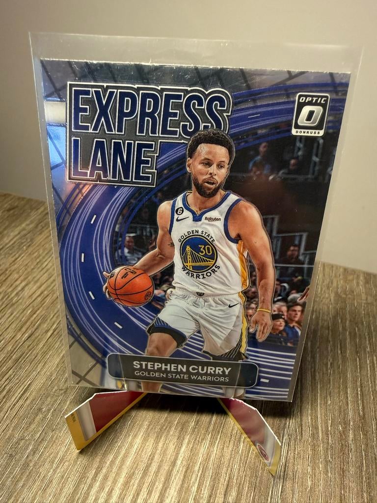 Stephen Curry Express Lane Optic Donruss Basketbalkaart, Ophalen of Verzenden, Zo goed als nieuw, Overige sporten, Spelerskaart