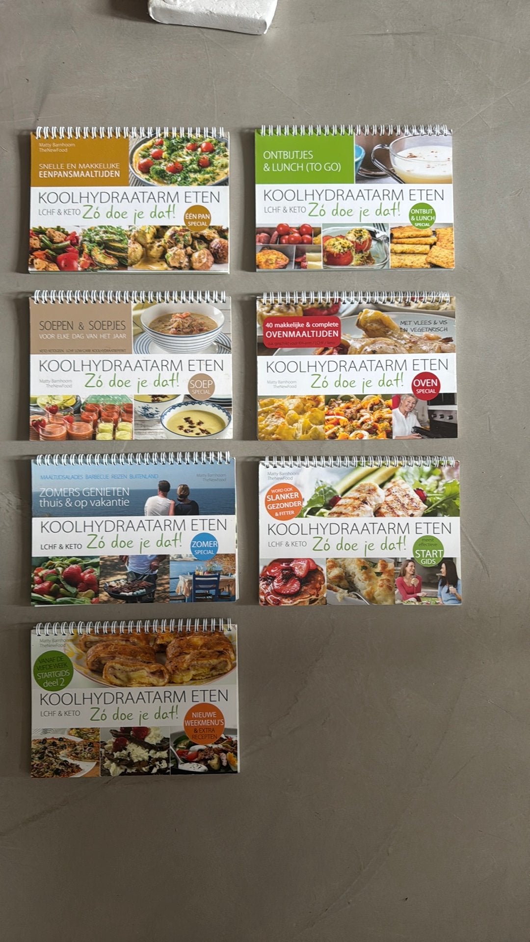 The New Food | Koolhydraatarm eten | Matty Barnhoorn | set 7, Boeken, Ophalen of Verzenden, Zo goed als nieuw, Dieet en Voeding