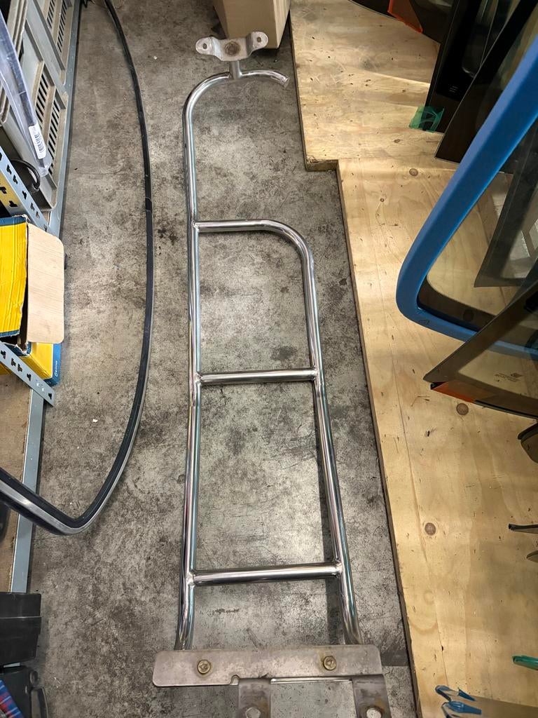 RVS Zwemtrap / Boegtrap voor boot of voor een bus, Watersport en Boten, Ophalen of Verzenden, Gebruikt, Overige typen