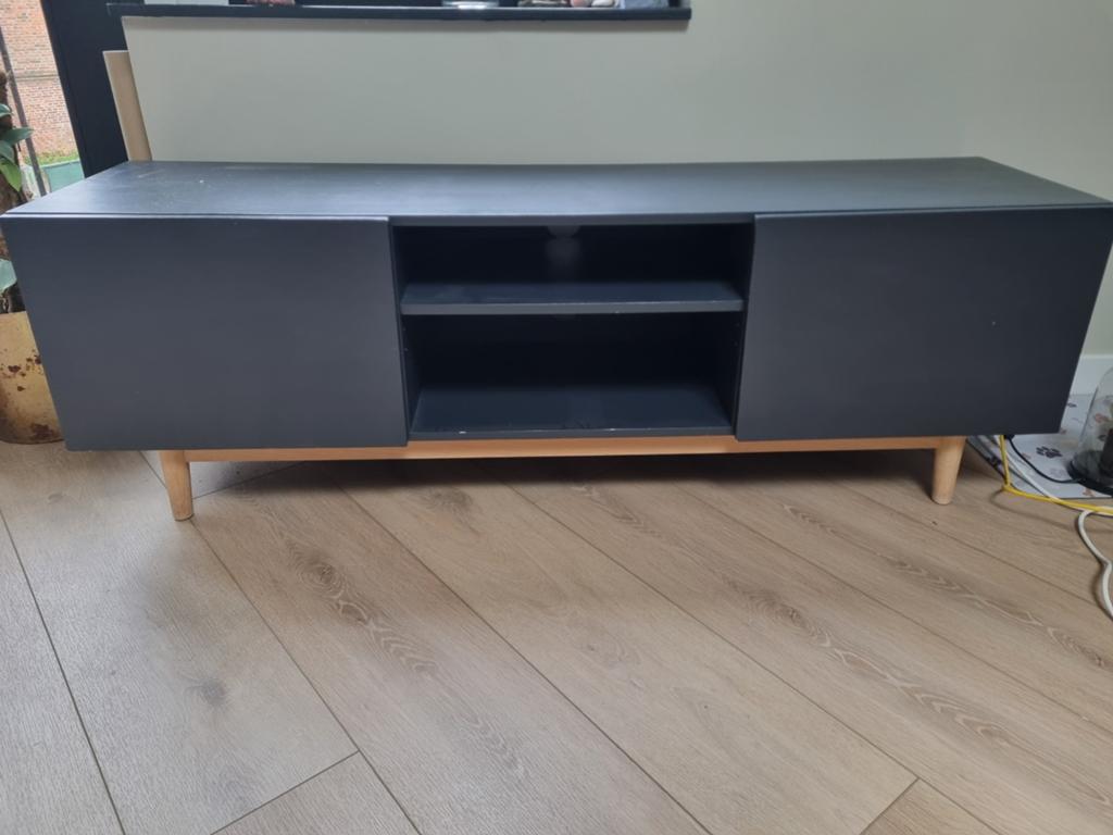 Tv meubel 150l40d50h, Ophalen, Gebruikt, 150 tot 200 cm, Minder dan 100 cm