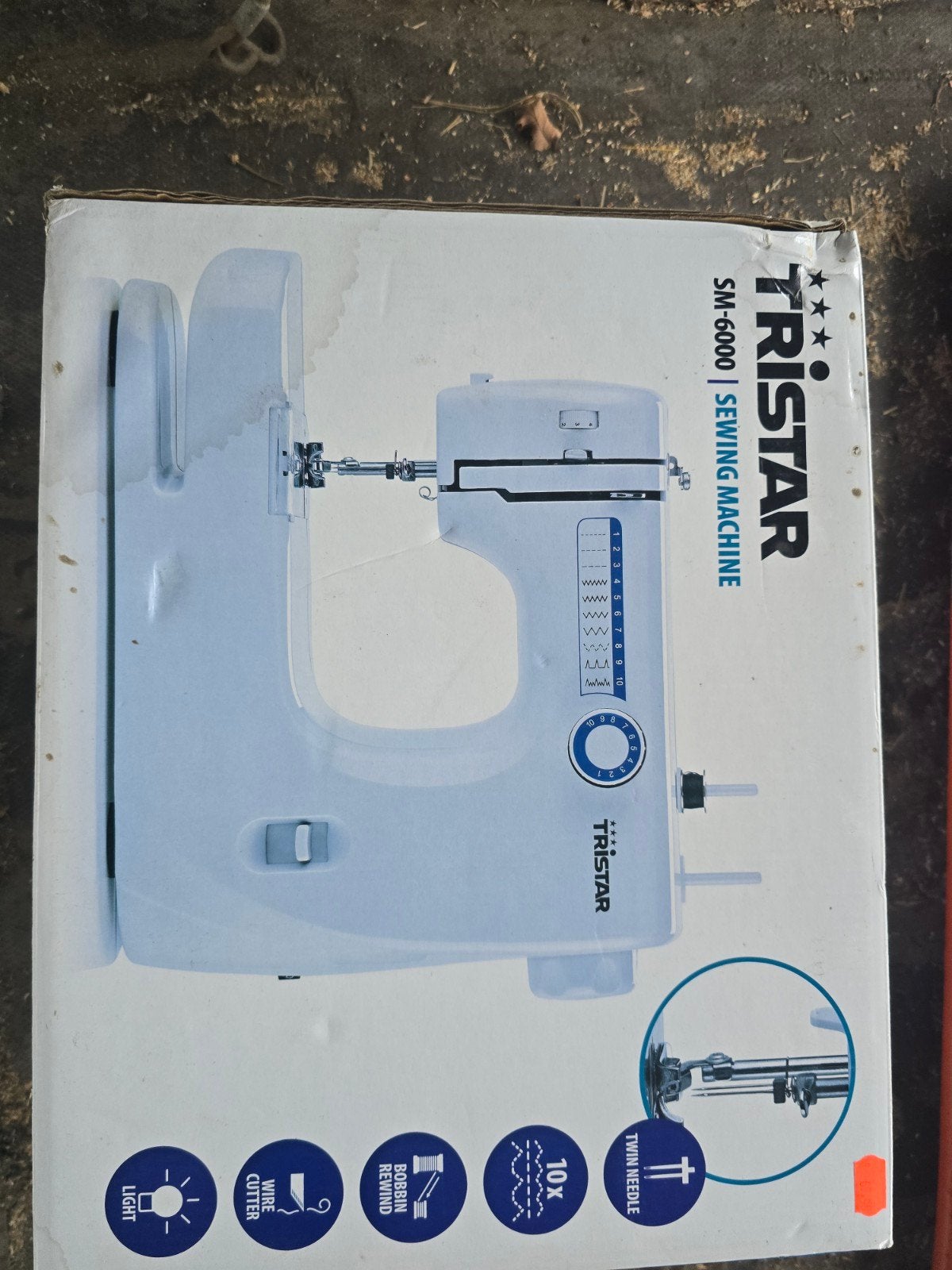 Tristar SM-6000 Naaimachine  in doos, Ophalen of Verzenden, Nieuw, Naaimachine, Overige merken