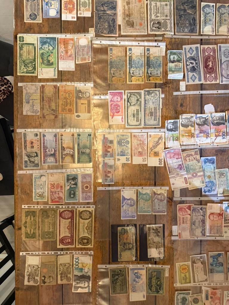 Verzameling oude bankbiljetten 100 stuks, Ophalen of Verzenden, Buitenland, Bankbiljetten