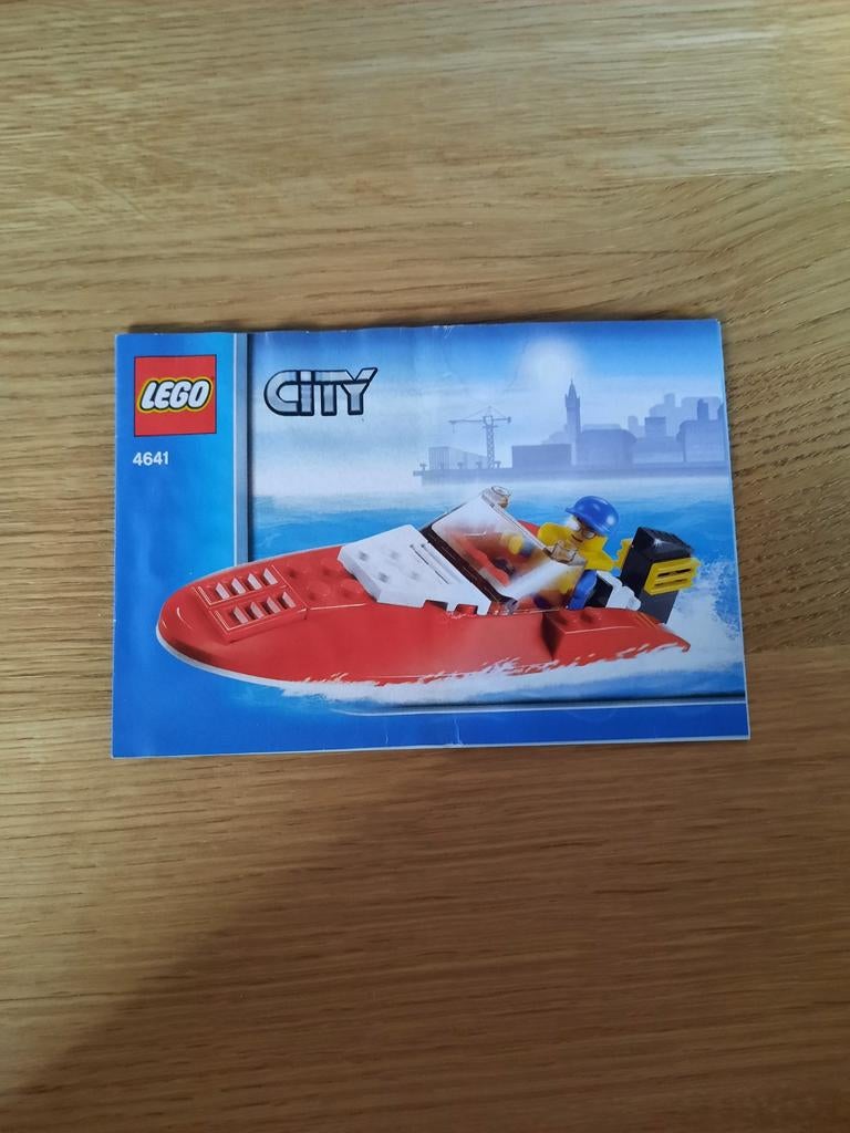 Lego City Speedboot Instructieboekje 4641, Lego, Accessoire, Ophalen of Verzenden, Inclusief instructies