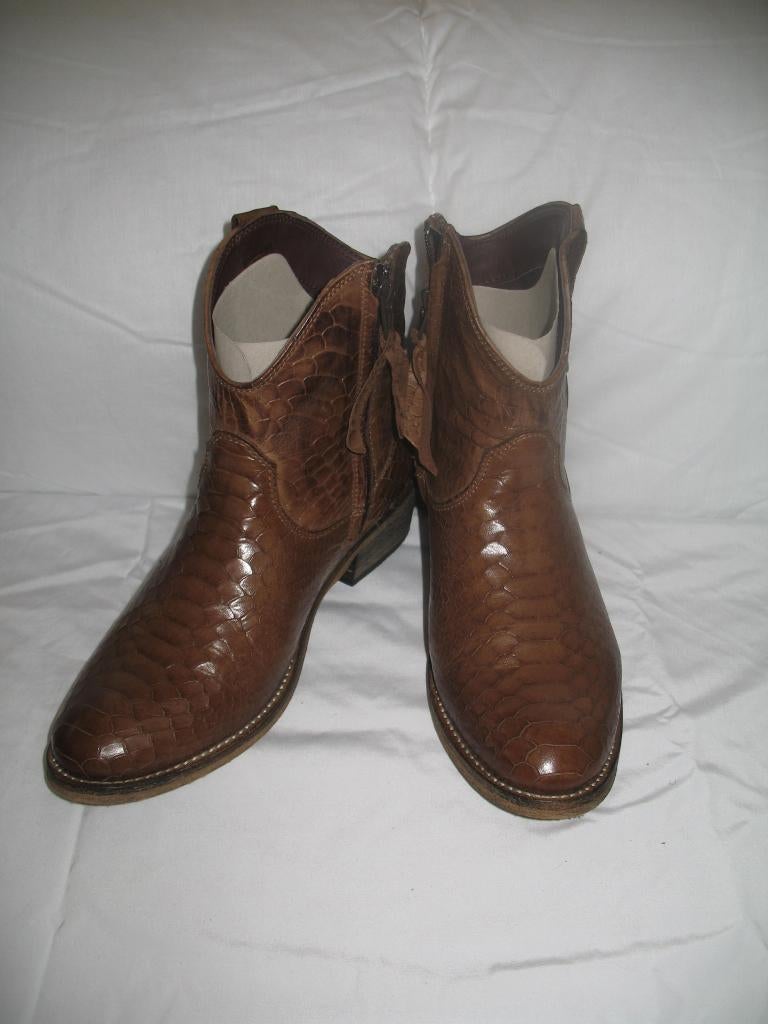 Croco Leren Country Western Laarzen Cognac Lichtbruin Mt 39, Kleding | Dames, Schoenen, Ophalen, Hoge laarzen, Bruin, Zo goed als nieuw