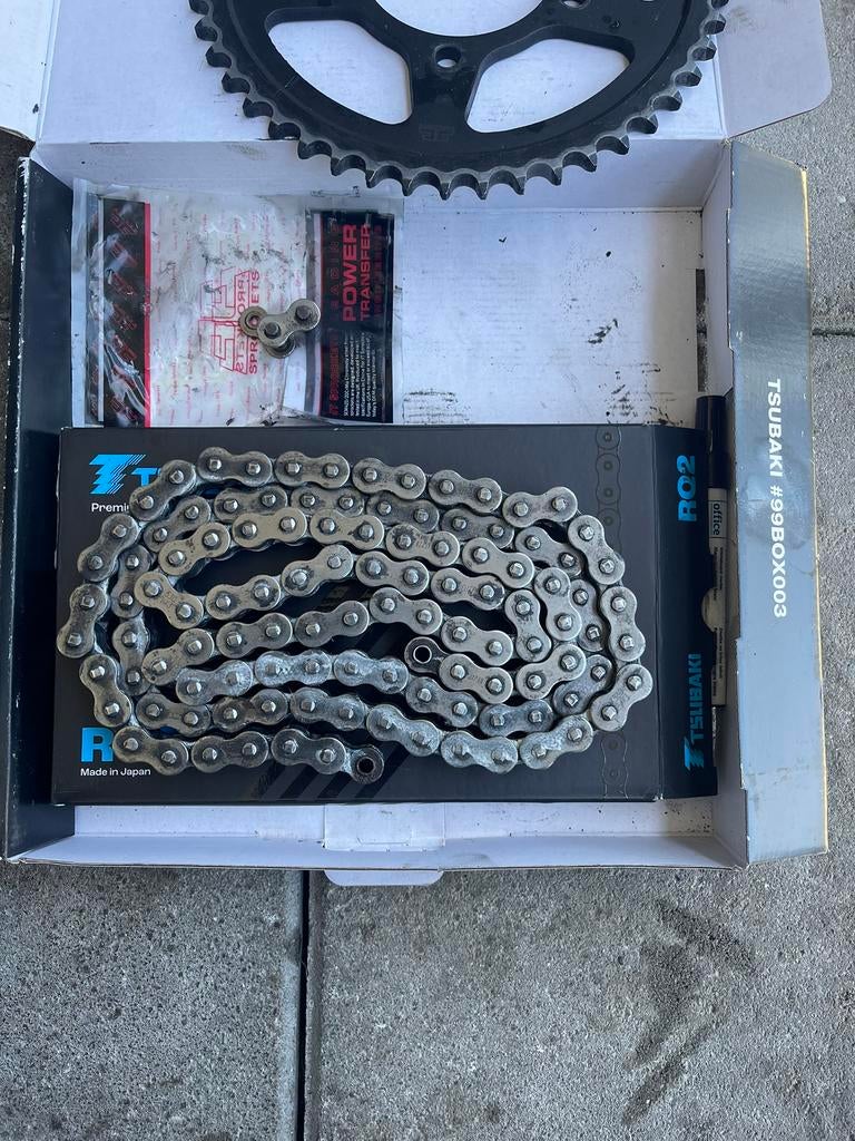 Ketting set compleet bandit gsf S/N 2000-2004 zgoh is netjes, Ophalen of Verzenden, Gebruikt