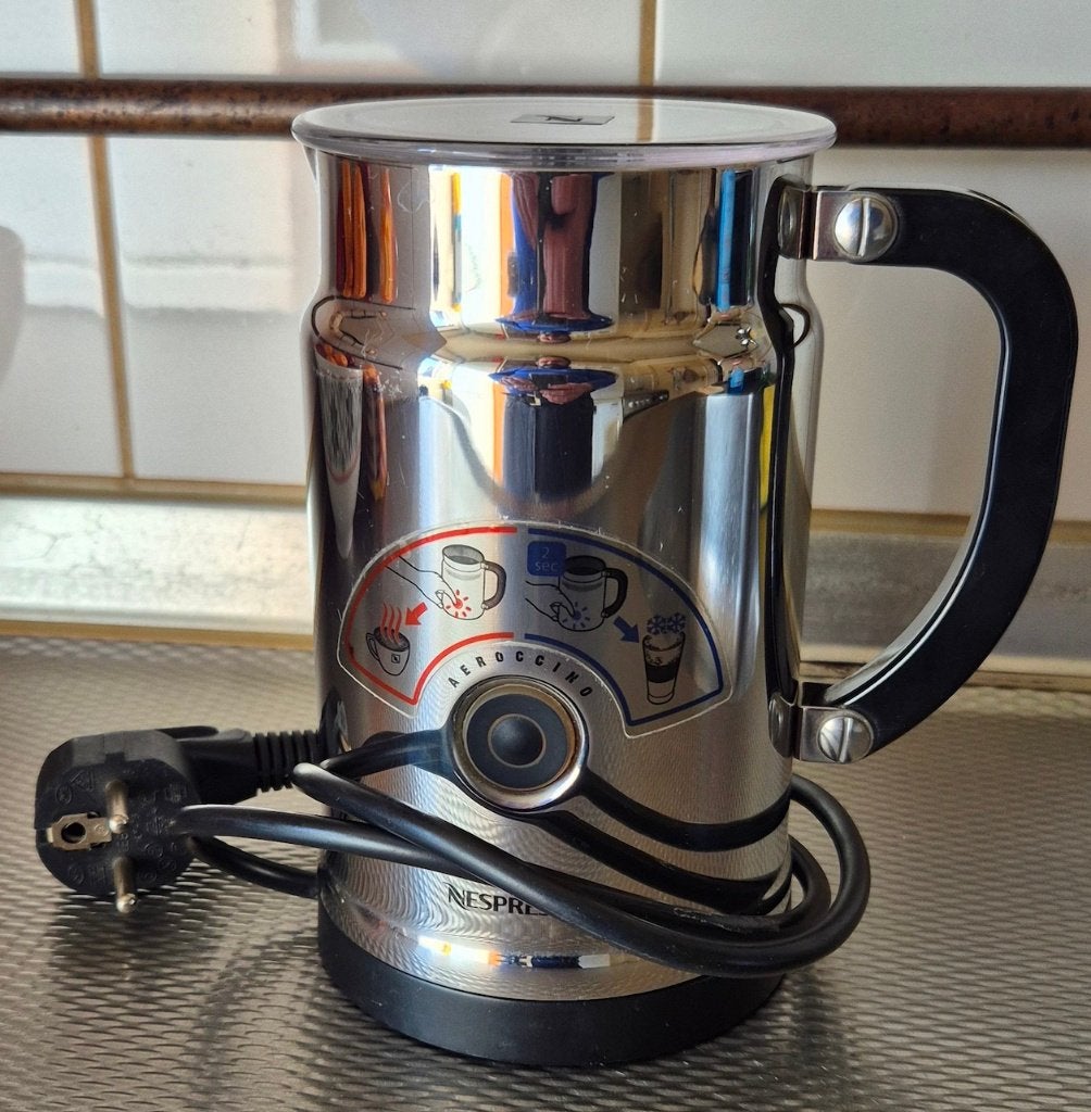 Nespresso Aeroccino model 3192 melk opschuimer., Witgoed en Apparatuur, Ophalen of Verzenden, Gebruikt, Elektrische melkopschuimer