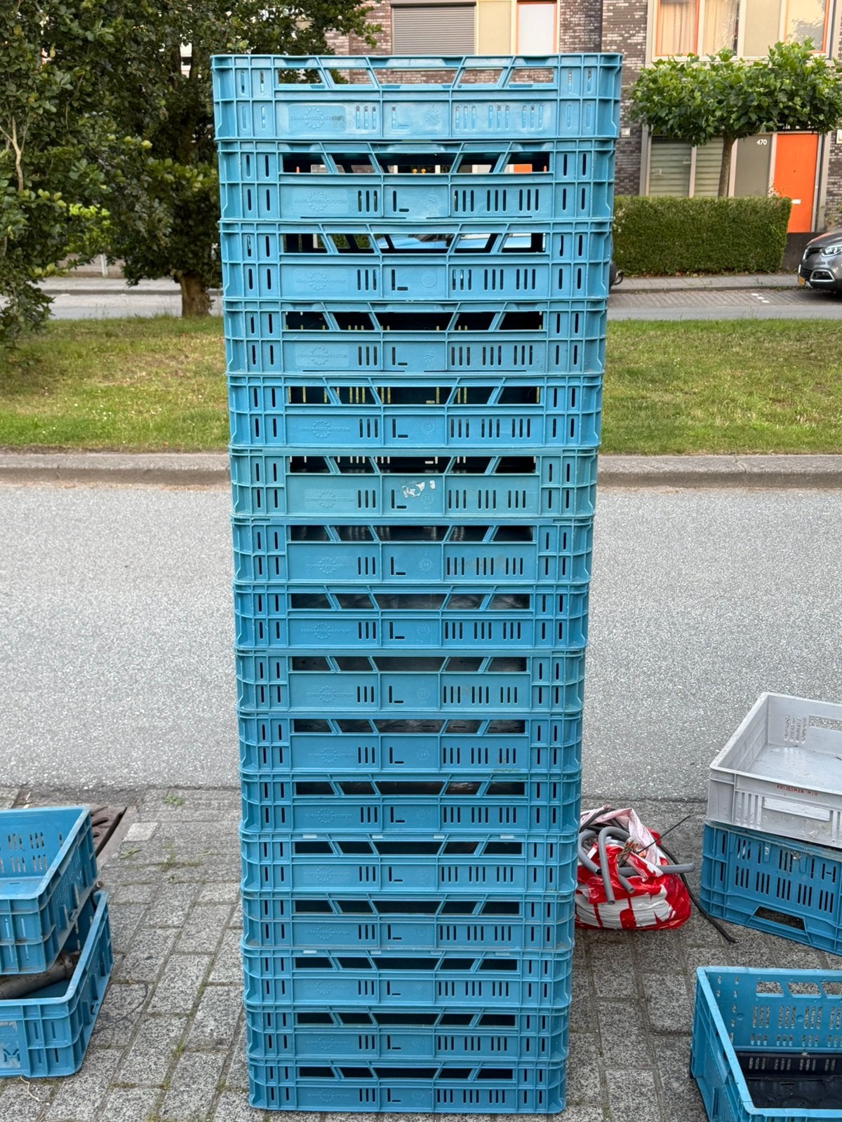 16 stevige kratten, 40 tot 60 cm, 50 tot 75 cm, Minder dan 35 cm, Ophalen of Verzenden