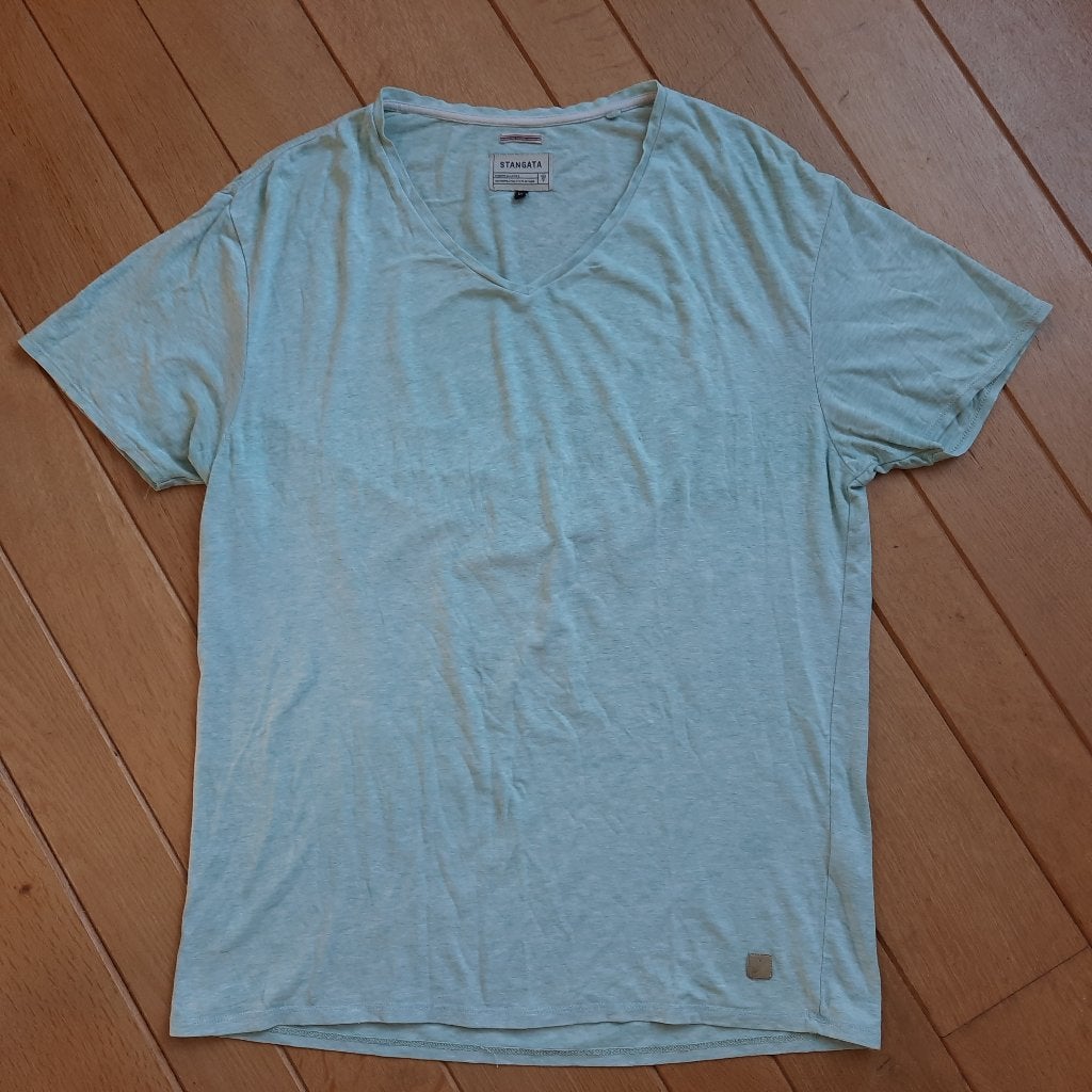 STANGATA t- shirt mint groen met V- hals maat XL, Stangata, Maat 56/58 (XL), Ophalen of Verzenden, Zo goed als nieuw