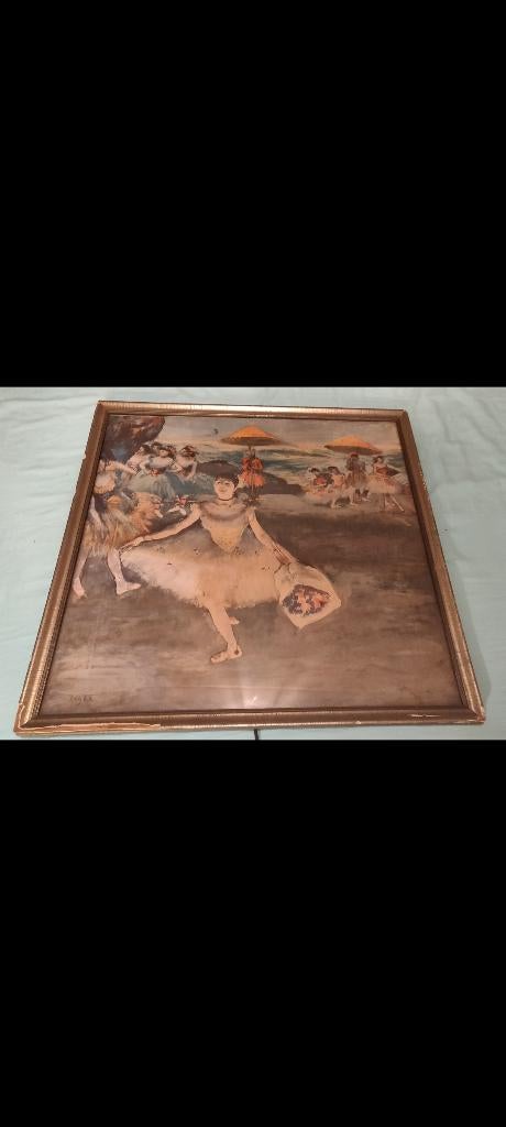 "Schilderij" ballerina van Edgar degas, Ophalen of Verzenden
