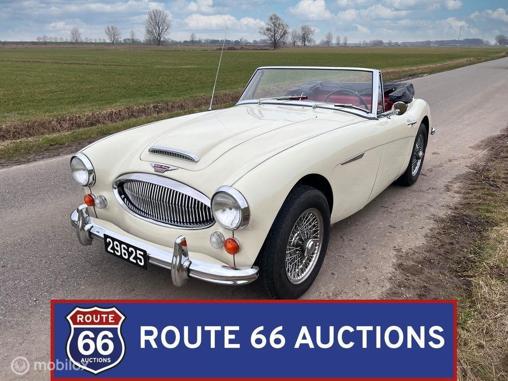 Austin-Healey 3000 MK3 | 1964 | Route 66 Auctions, Auto's, Oldtimers, Austin, Overige carrosserieën, Zwart, Bedrijf