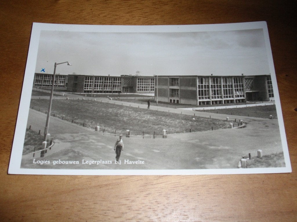 Logies gebouwen Legerplaats Havelte Kazerne, Verzamelen, Verzenden, 1940 tot 1960, Gelopen, Drenthe