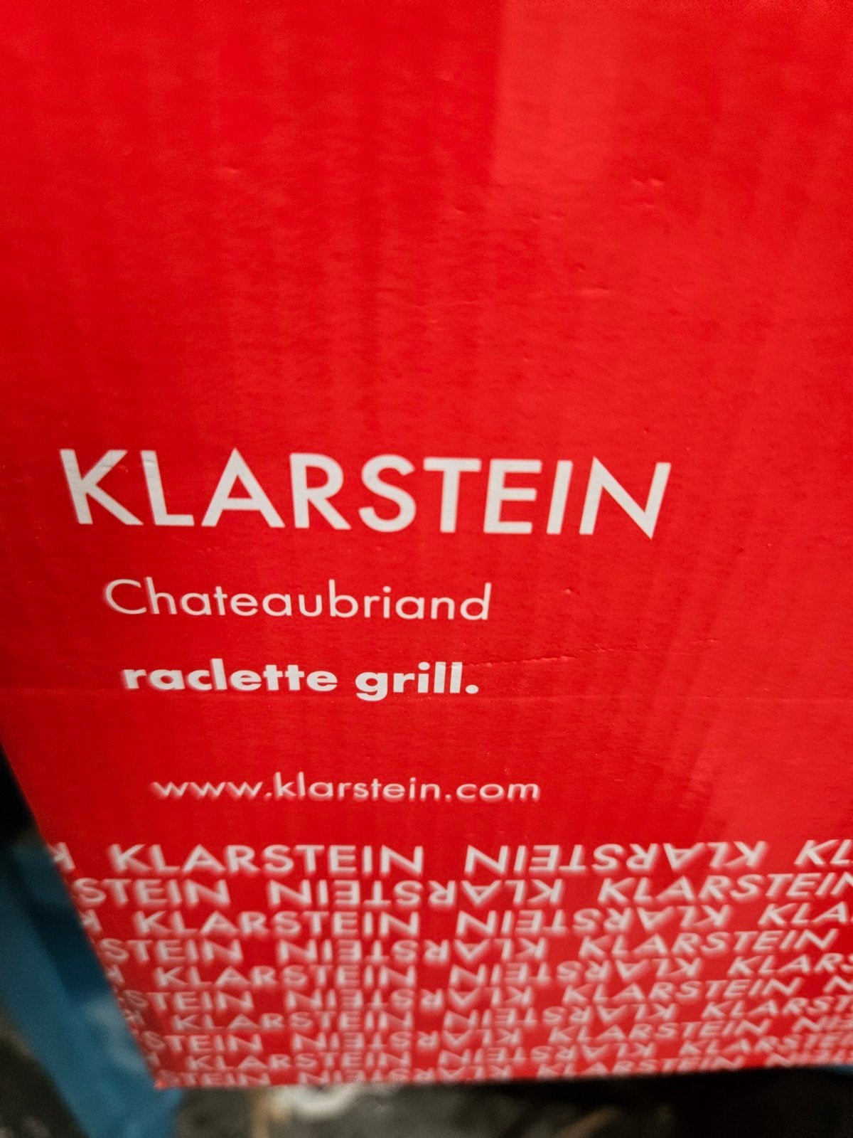 Klarstein Chateaubriand Raclette Grill - Nieuw in doos, Ophalen