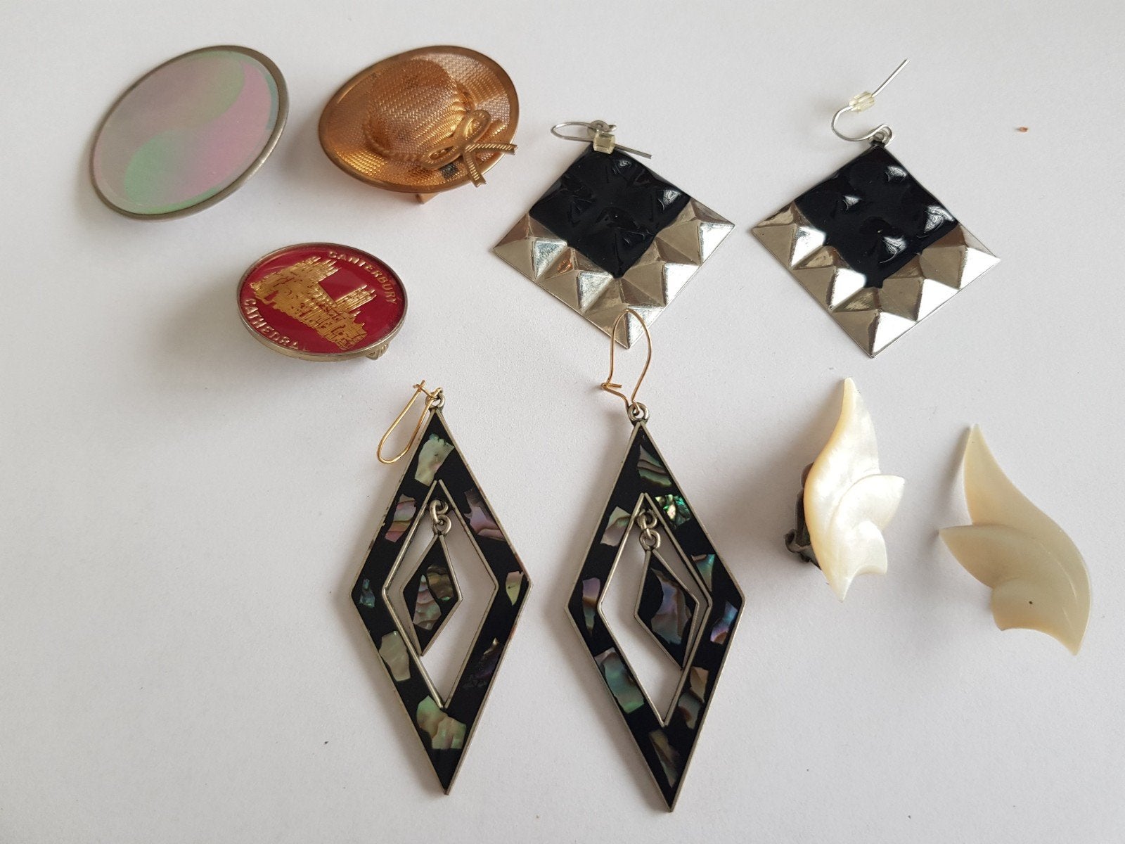 Lot vintage sieraden, Ophalen of Verzenden, Overige kleuren, Overige materialen