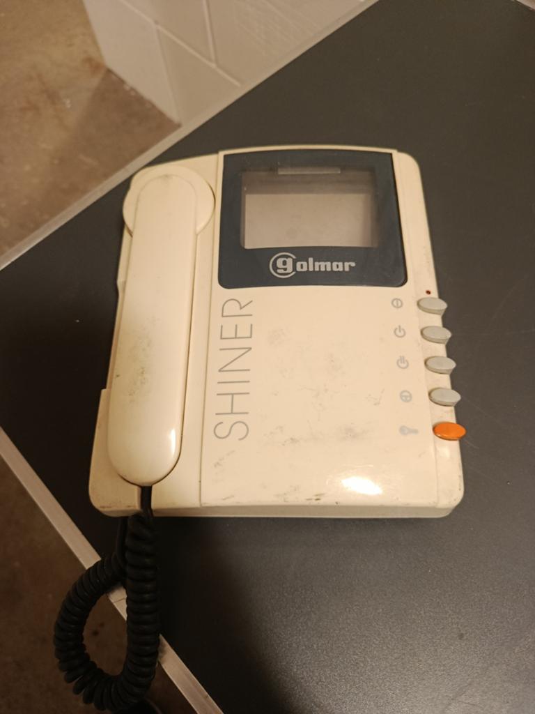 Golmar Shiner Intercom Systeem - Gebruikt, Ophalen of Verzenden, Gebruikt, 1 handset