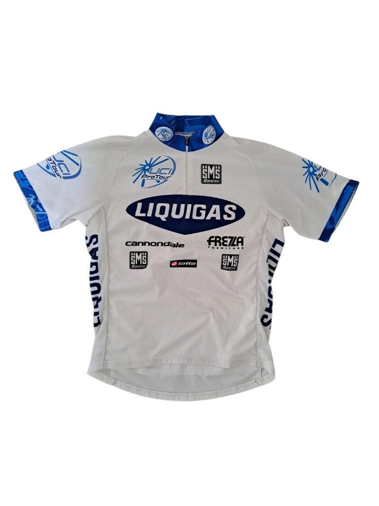 Wielershirt Liquigas Leider ProTour 2007, Gebruikt, Bovenkleding, Heren, M
