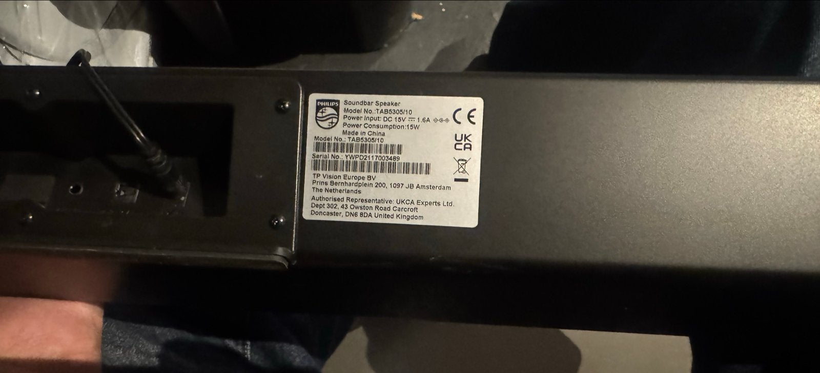 Philips TAB5305/10 Soundbar met draadloze subwoofer