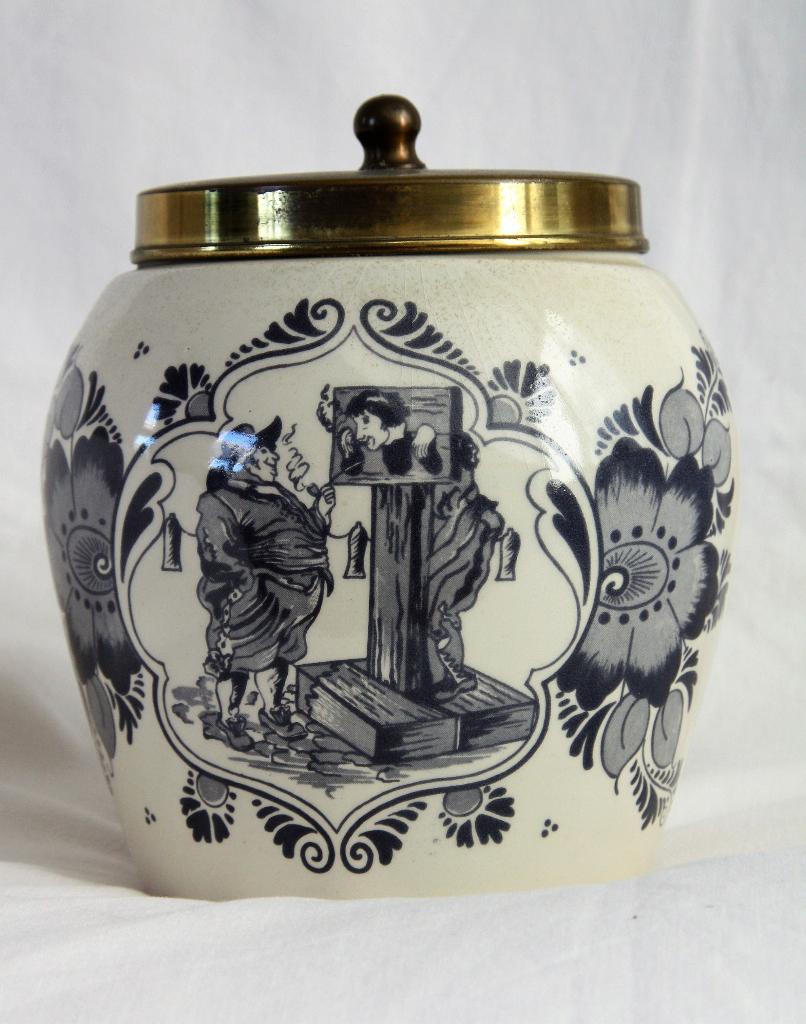delfts blauw tabakspot, Antiek en Kunst, Antiek | Keramiek en Aardewerk, Ophalen of Verzenden