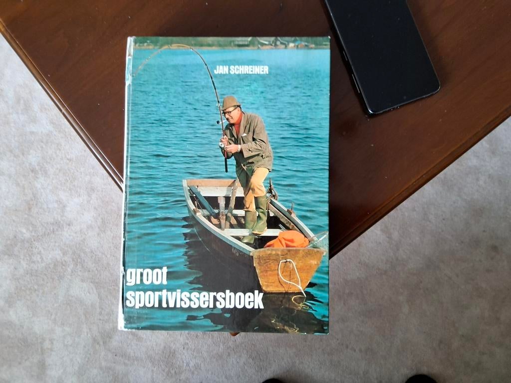 Groot Sportvissersboek - Jan Schreiner (1969), Ophalen of Verzenden, Gelezen, Jan Schreiner, Watersport en Hengelsport