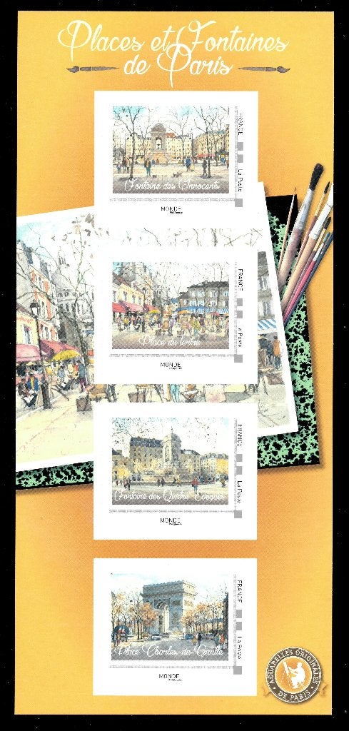 Jaar 2017 Yv COL 316 Collector Places et FONTAINES de Paris, Ophalen of Verzenden, Postfris
