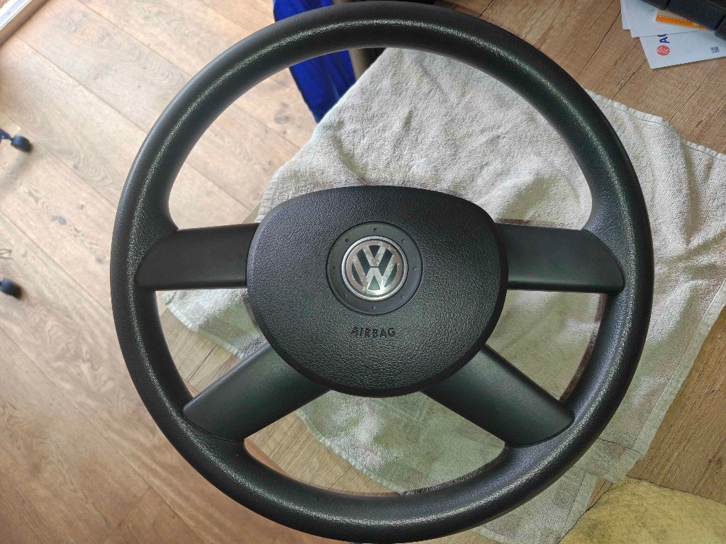 Volkswagen Golf 5 stuur + airbag – origineel – werkend, Auto-onderdelen, Ophalen of Verzenden, Gebruikt, Volkswagen