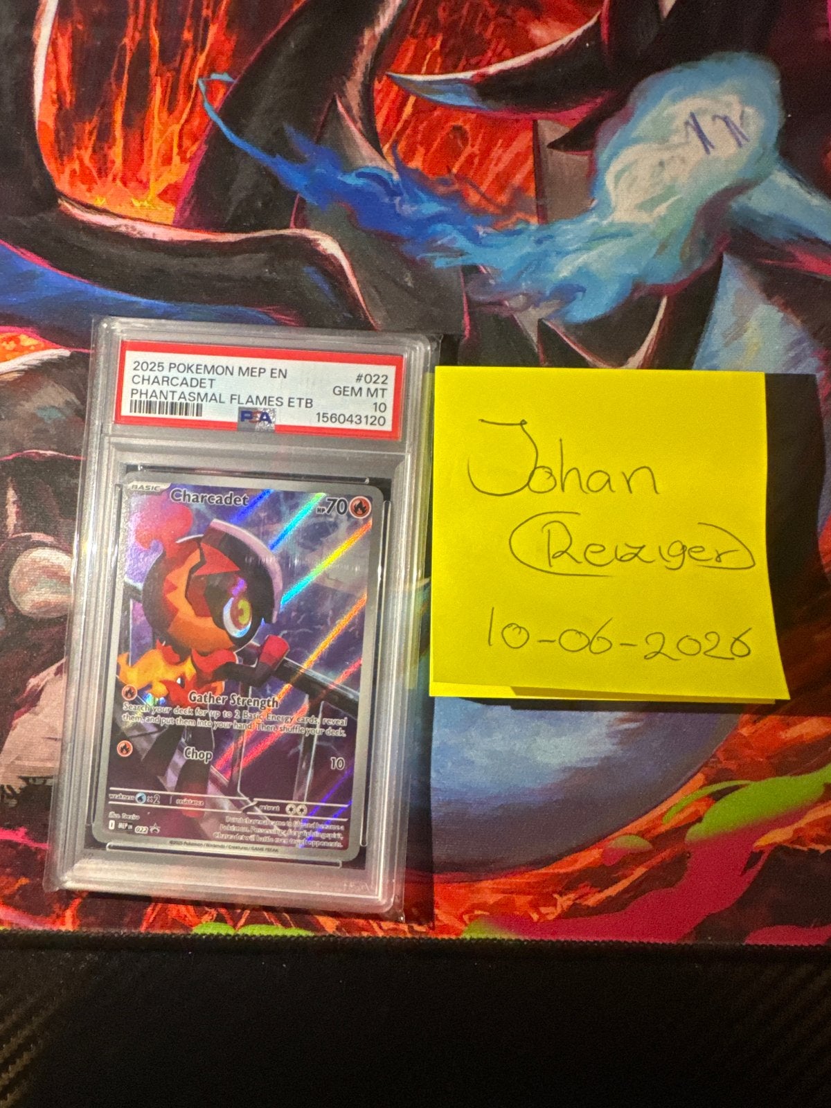 Charcadet PSA 10 - Phantasmal Flames ETB #022 GEM MT, Ophalen of Verzenden, Nieuw, Losse kaart, Foil