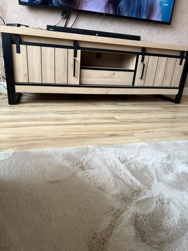 Complete Woonkamerset: Dressoir, Eettafel, TV-meubel, Salont, Ophalen, Zo goed als nieuw, 200 cm of meer, Minder dan 100 cm