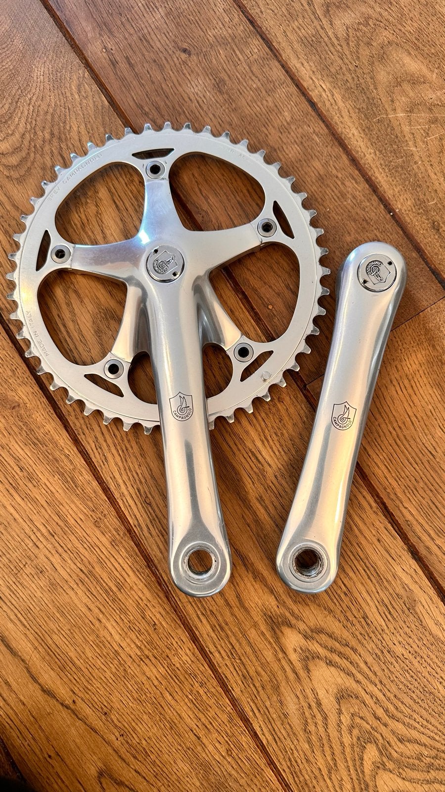 Campagnolo Athena Crankstel 48T - Fixie/Singlespeed 170mm, Ophalen of Verzenden, Zo goed als nieuw