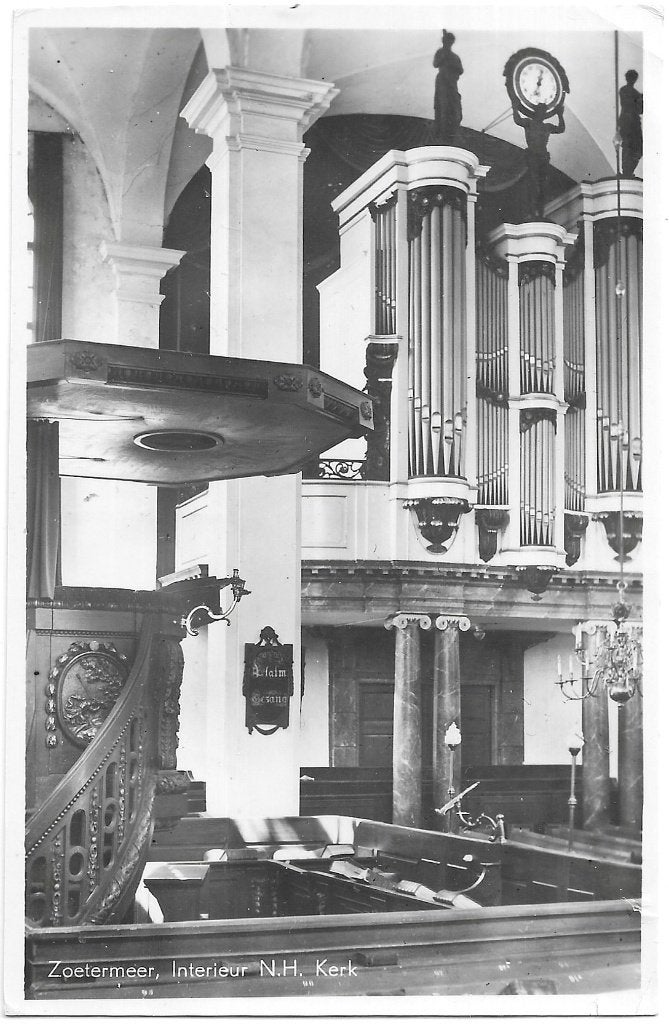 AK Zoetermeer - Interieur N.H. Kerk, Verzenden, 1960 tot 1980, Gelopen, Zuid-Holland