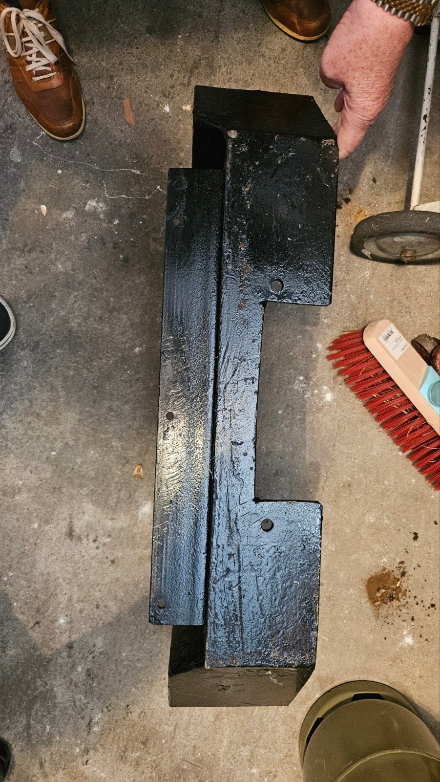 Zwarte metalen lier bak voor landrover defender, Ophalen, Voor, Achterklep