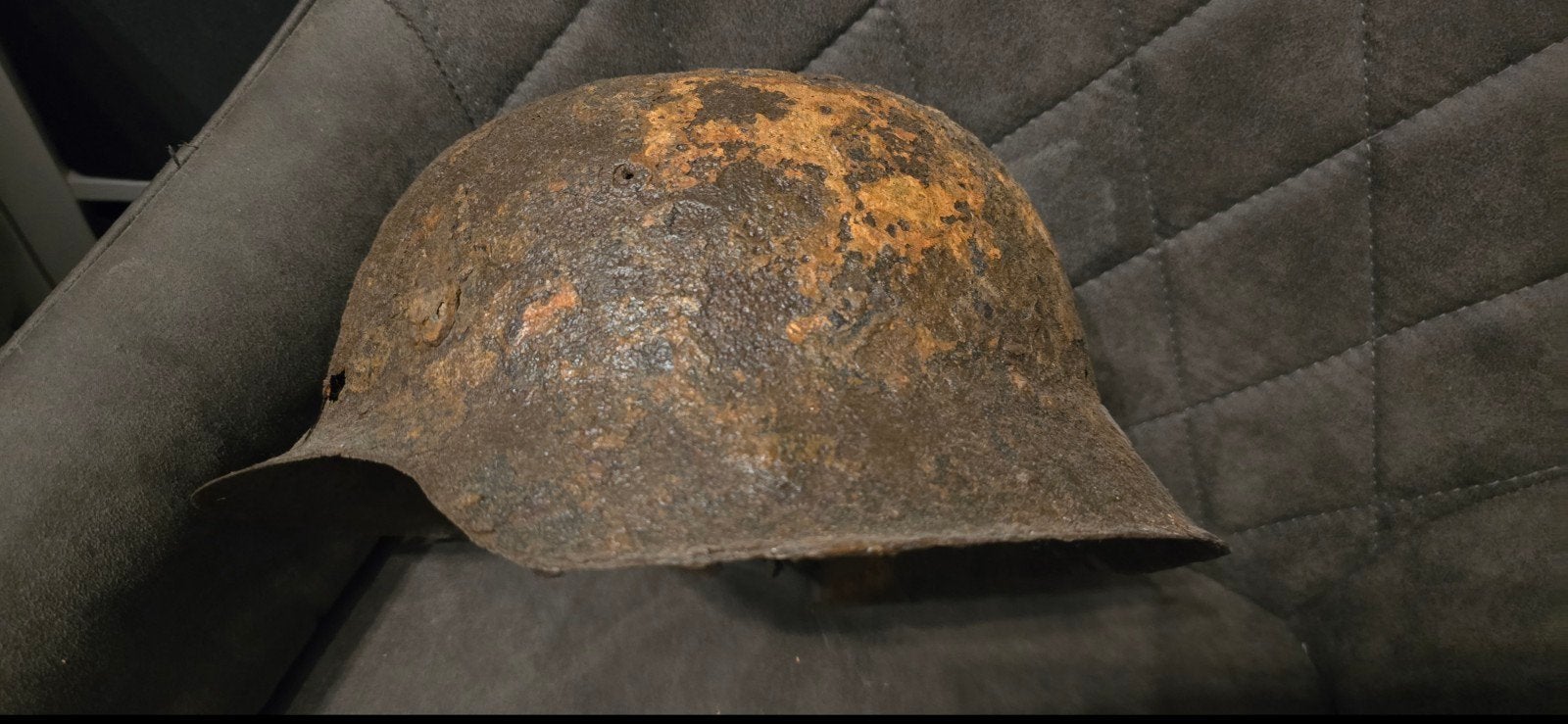 Stahlhelm bodemvonst, Verzamelen, Ophalen of Verzenden, Duitsland, Helm of Baret