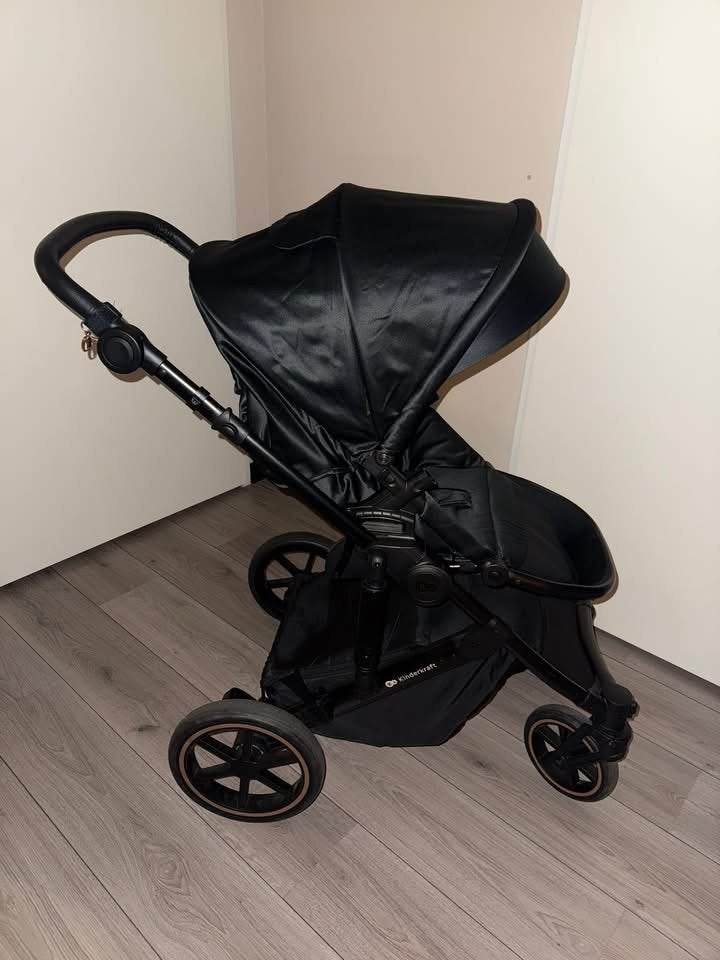 Kinderkraft Prime 2 Kinderwagen - Venezian Black - Compleet, Zo goed als nieuw, Combiwagen, Met reiswieg, Ophalen