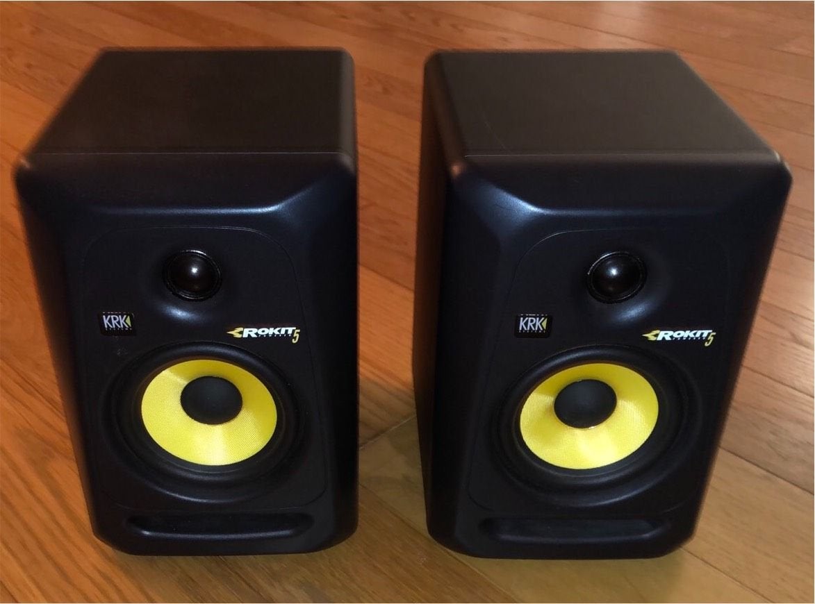 2 x KRK Rokit 5 G3 studiomonitoren