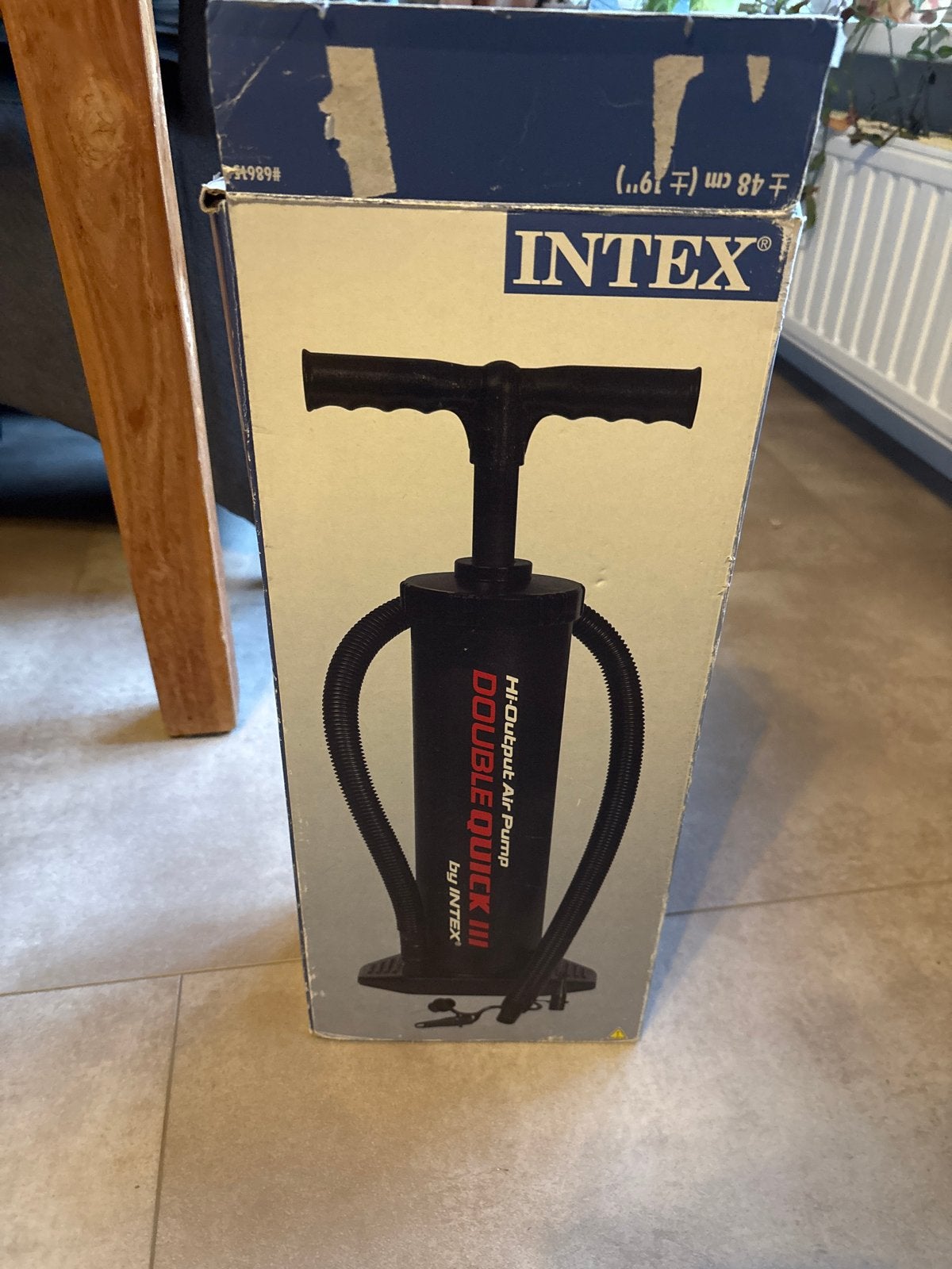 Intex Double Quick III Hi-Output Luchtpomp, Ophalen of Verzenden, Gebruikt, Handmatig