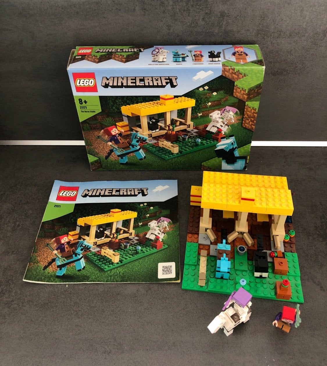 LEGO Minecraft 21171 - De Paardenstal, Ophalen of Verzenden, Zo goed als nieuw