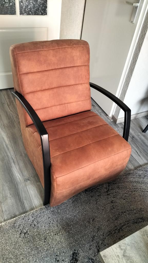 Relaxfauteuil, Ophalen, Zo goed als nieuw, 75 tot 100 cm, Stof