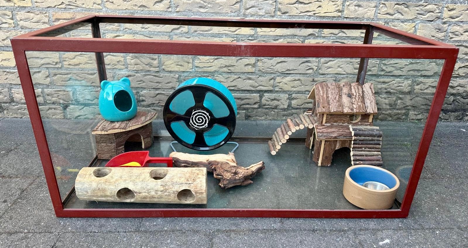 Hamsterkooi terrarium knaagdieren, Ophalen, Gebruikt, Kooi, Minder dan 60 cm