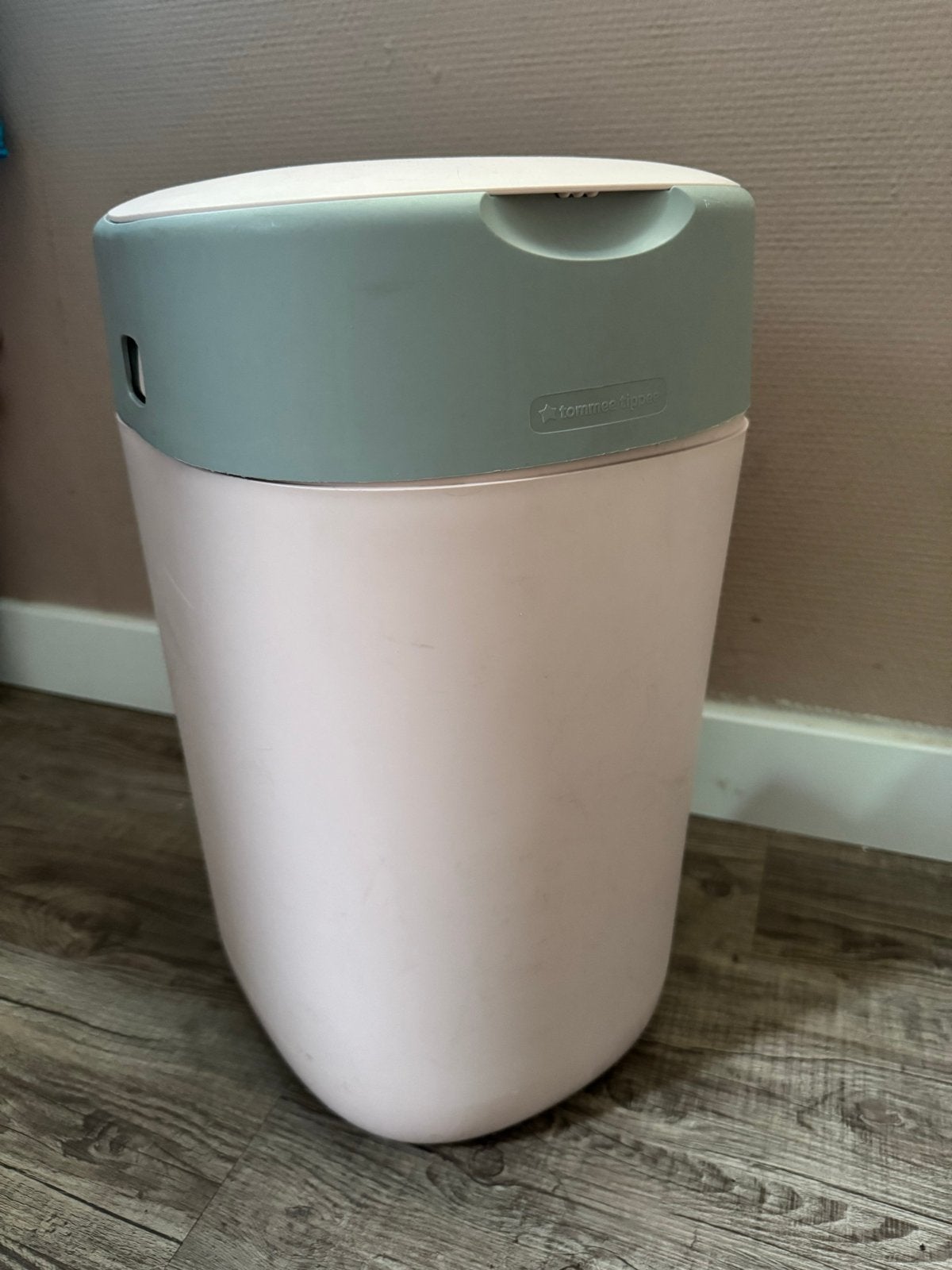 Tommee Tippee Luieremmer Roze/Grijs, Kinderen en Baby's, Ophalen, Gebruikt
