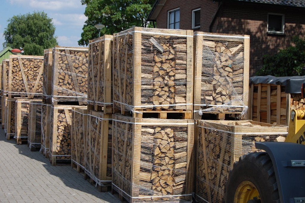 Droog eiken haardhout / brandhout / openhaardhout, Minder dan 3 m³, Ophalen, Eikenhout, Blokken