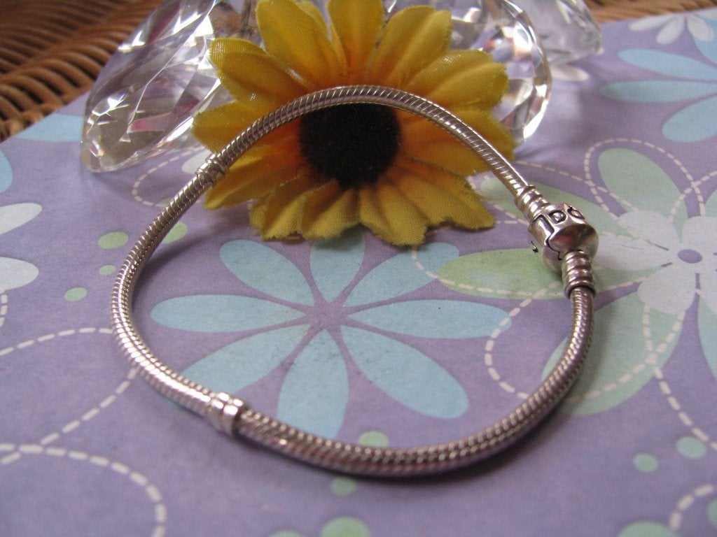 Pandora armband * 20 cm * ERG MOOI * bolclip sluiting *, Ophalen of Verzenden, Zo goed als nieuw, Zilver, Zilver