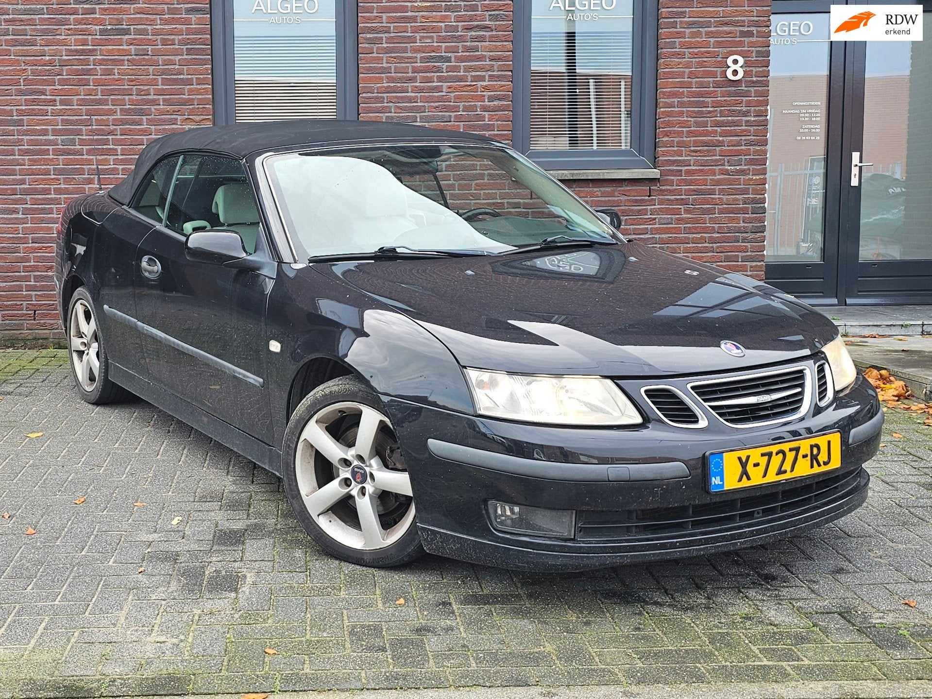 Saab 9-3 Cabrio 1.9 TiD Linear / Export / Handel, Auto's, Voorwielaandrijving, Gebruikt, Beige, 4 cilinders