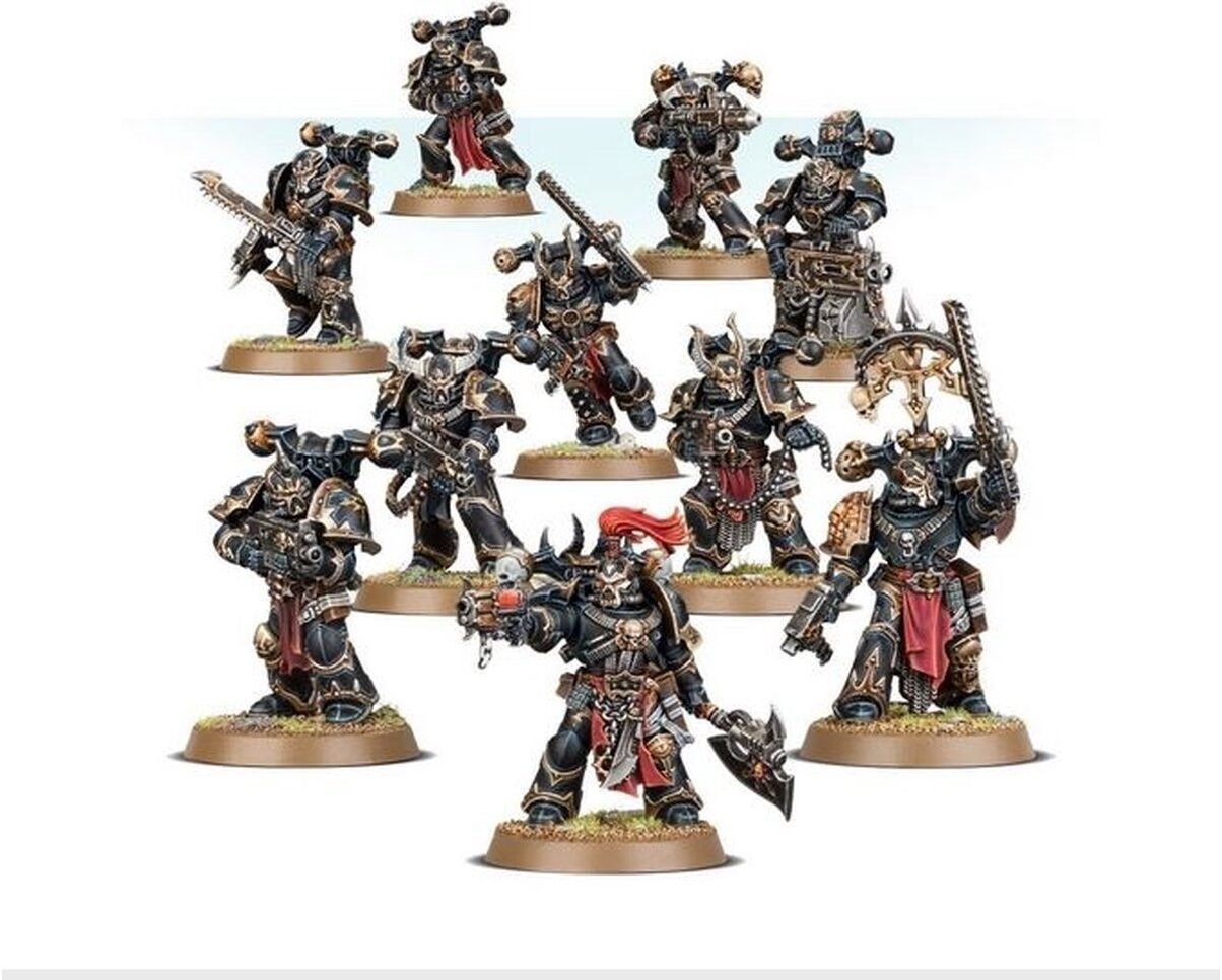Warhammer 40K chaos space marine legionaries, Ophalen, Zo goed als nieuw, Warhammer 40000