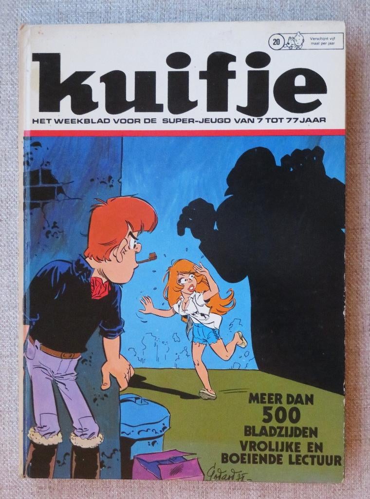 Verzamelalbum Weekblad Kuifje nummer 20: 34e jaargang 1979, Boeken, Eén stripboek, Ophalen of Verzenden, Gelezen