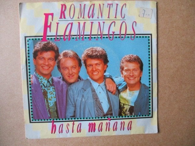 s4188 romantic flamingos - hasta manana, Ophalen, Gebruikt, 7 inch, Overige genres