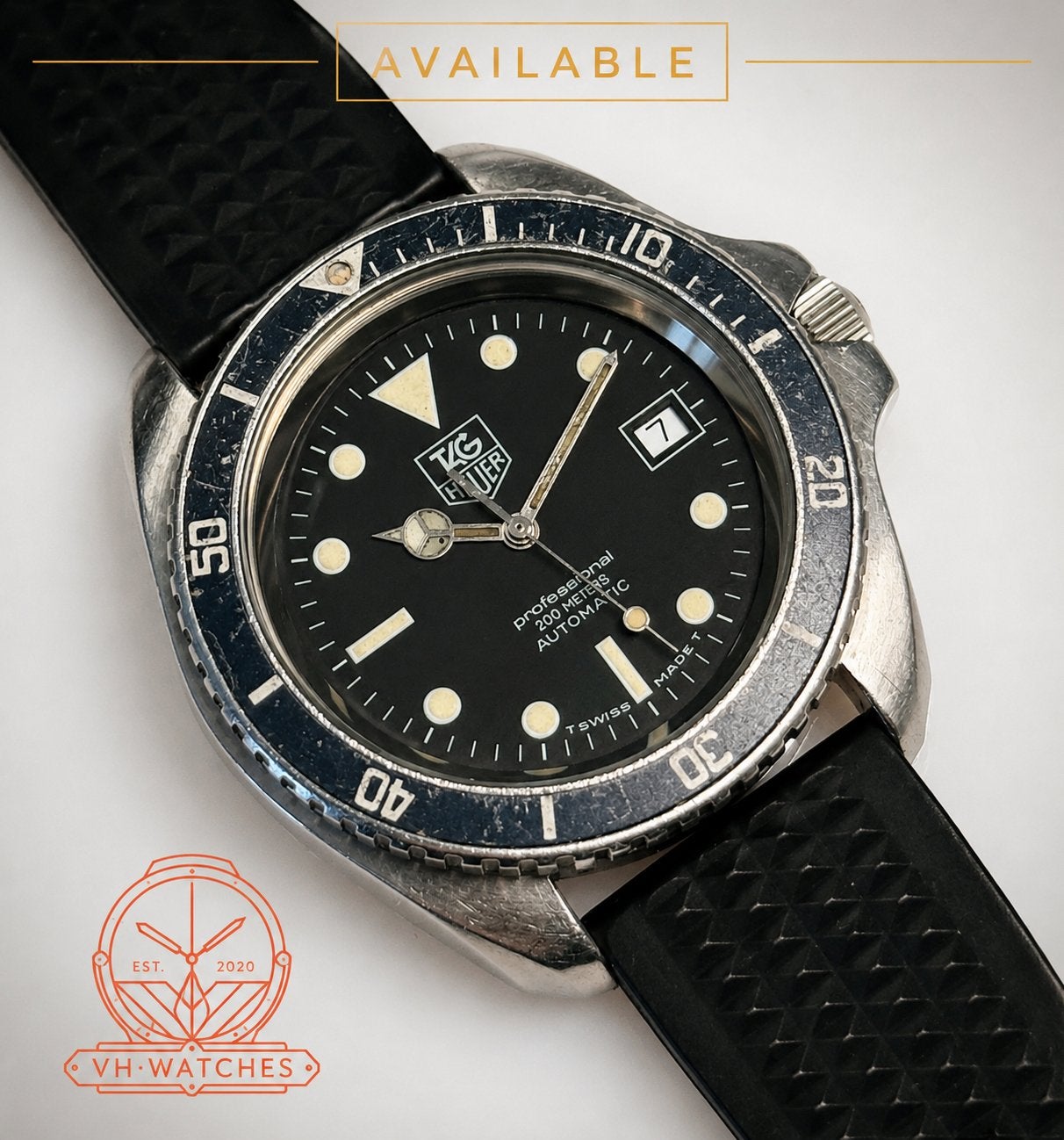 TAG Heuer 844/3 Monnin - 42 Jumbo - Swiss Made - Automatic, Sieraden, Tassen en Uiterlijk, Horloges | Heren, Staal, Gebruikt, Staal